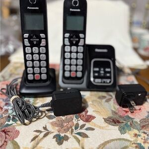 Panasonic Black Digital Cordless Phone System